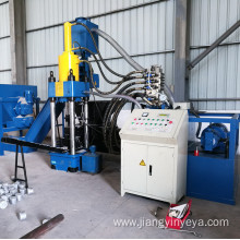 Hydraulic Automatic Metal Scissel Chips Briquette Machine